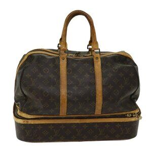 LOUIS VUITTON Monogram Sac Sports Boston Bag